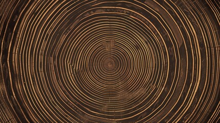 Warm gray cut wood texture. Detailed black and white texture of felled tree trunk or stump. Rough organic tree rings