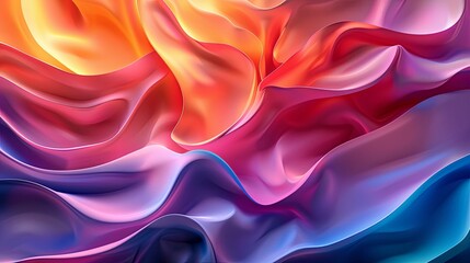 Obraz premium Abstract Liquid Swirls in Vibrant Hues