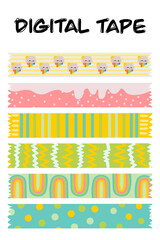 set of labels, Digital Sticker, Goodnotes Sticker, Journal Sticker, Planner Sticker