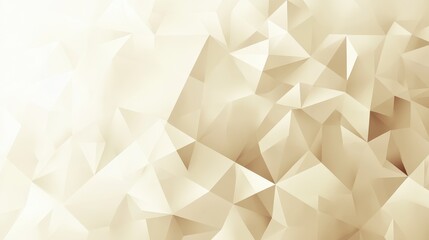 Fototapeta premium Elegant Ivory Polygonal Abstract Background