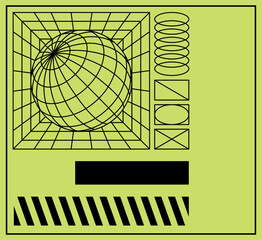 Sustainable Brutalist Sticker