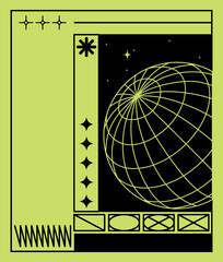 Sustainable Brutalist Sticker