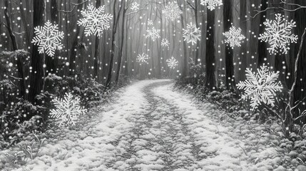 Snowflake Symphony, Snowflakes