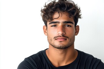 Fototapeta premium Young Brazilian man isolated on white background