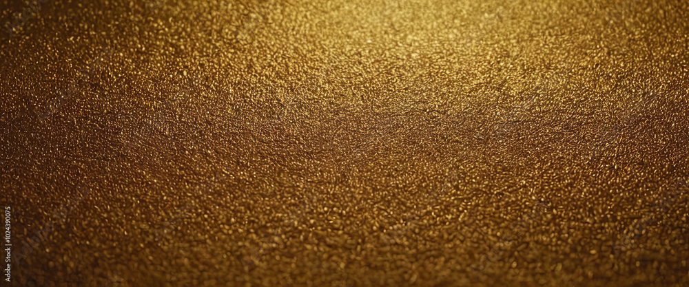 Poster a warm golden surface reflects soft light, revealing intricate textures and patterns that create a r