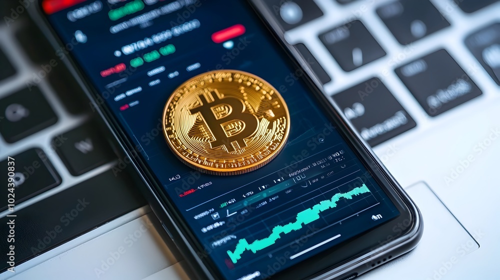 Poster sleek and modern digital interface of a cryptocurrency exchange platform with clean dashboard analyt