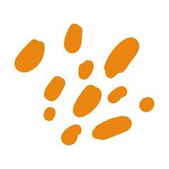 Abstract Dotted Organic Shape
