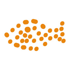 Abstract Dotted Organic Shape
