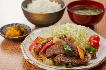 野菜たっぷり焼肉定食