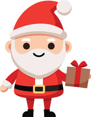 santa claus with gifts