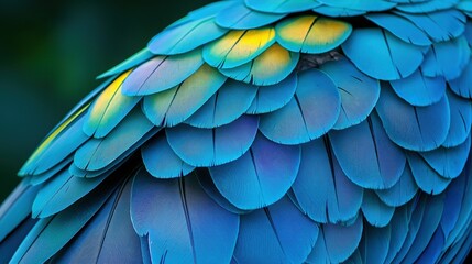 Fototapeta premium Colorful Bird Feather Details