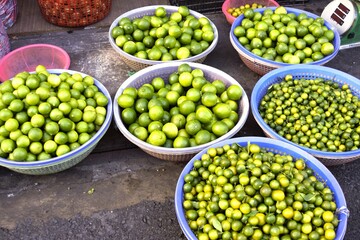 The local street market in Ho Chi Minh City, Vietnam