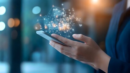 Sleek and modern online banking interface displaying account balance recent transactions and other financial data  Designed for efficient digital banking and money management