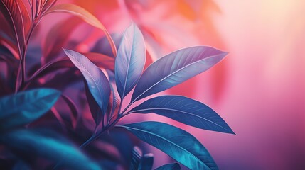 Vibrant Tropical Leaf Details