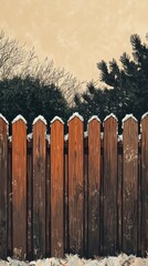 Fototapeta premium Whispers of Ice, Frost