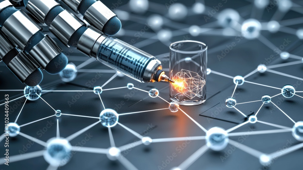 Poster robotic arm injecting innovation into technology domain