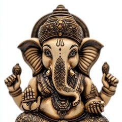 Fototapeta premium Intricate Ganesha Statue in Traditional Indian Style