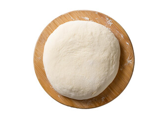 pizza dough isolated on transparent or white background