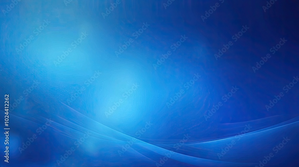 Poster an abstract blue gradient background featuring a smooth transition from light blue to dark navy, wit