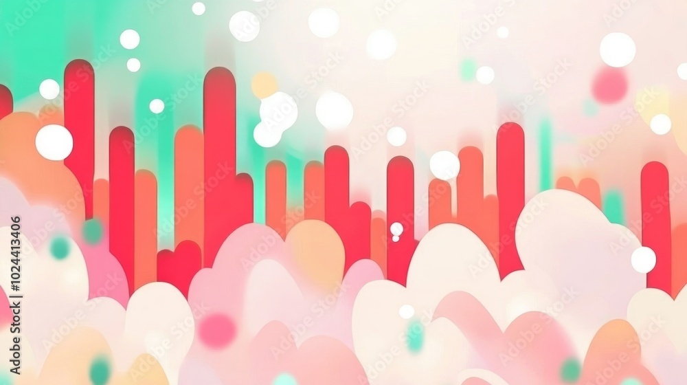 Aufkleber blurred stock market graph on abstract backdrop
