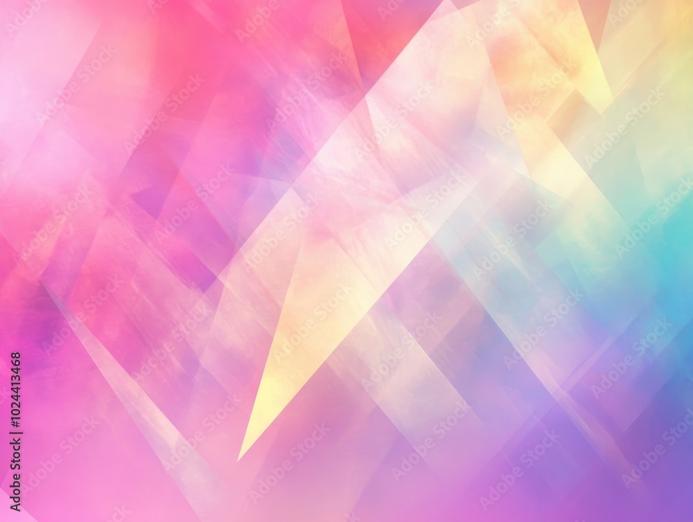 Poster Abstract geometric texture featuring a trendy blurred background with a gradient pattern ideal for motion wallpaper fantasy illustrations labels interiors postcards or card designs