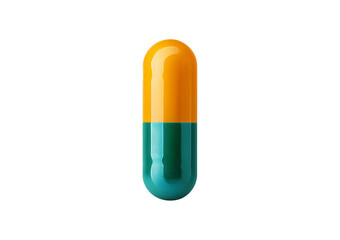 Pill isolated on transparent or white background