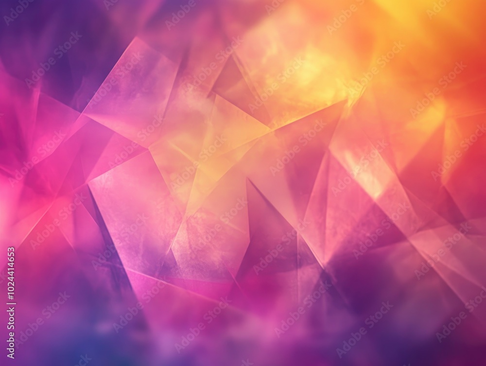 Aufkleber Abstract geometric texture featuring a trendy blurred background with a gradient pattern ideal for motion wallpaper fantasy illustrations labels interiors postcards or card designs