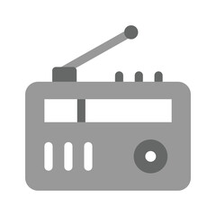 A traditional radio device used for broadcasting and receiving signals