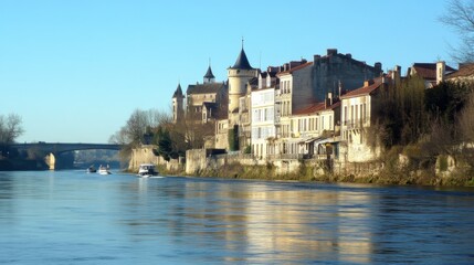 Fototapeta premium Perigueux, France, December 8