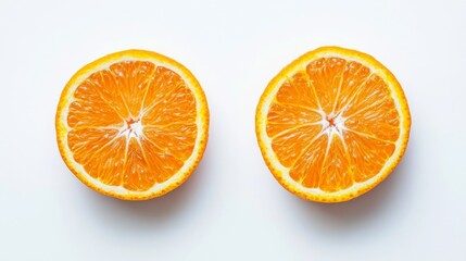 Fruit on white backdrop