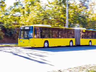 Public transport yellow bus