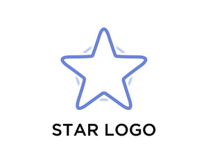 Obraz premium Creative Star Logo Design Template