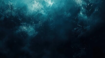 Dramatic Underwater Seascape with Swirling Currents and Clouds