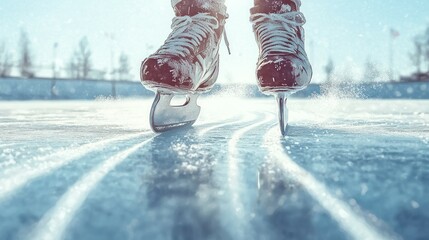 Footprints on Ice, Ice skating
