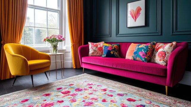 Velvet Curtains in Deep Jewel Tones for Stylish Interiors