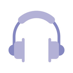 Headphone icon design, listening audio gadge