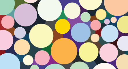 Circle Bubble Geometric Pattern