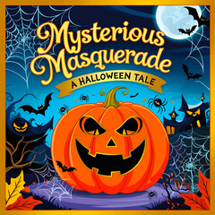  Halloween book cover illustration for kids