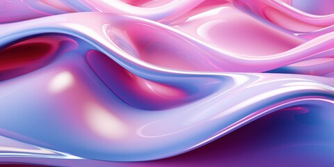 Abstract Wavy 3D Background