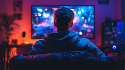 Controller player on console.