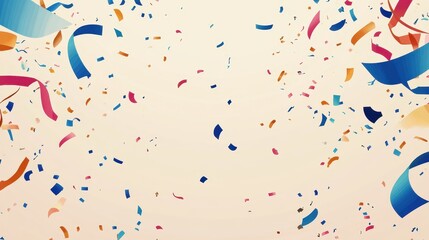 Vibrant Confetti Celebration Background