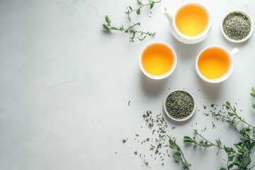 A minimalistic open book lying flat on a clean white surface, showing several blank pages