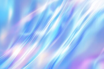 Obraz premium smooth abstract background featuring flowing blue and white rays, creating serene and calming atmosphere. gentle waves evoke sense of tranquility and elegance