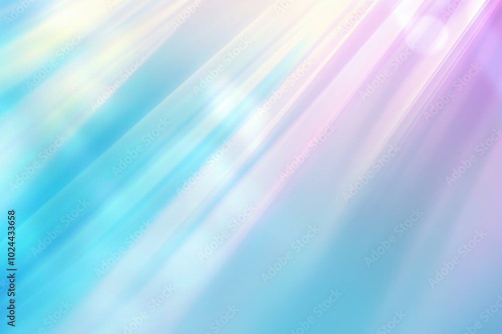 Poster soft blue and white rays create abstract background, evoking sense of calm and tranquility. gentle g