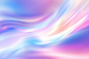 Soft pastel colors blend seamlessly in this abstract background, featuring flowing waves of blue, pink, and white. gentle gradients create serene and calming atmosphere