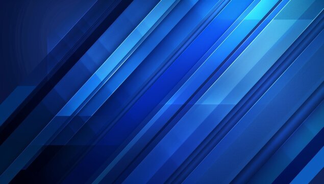 Abstract blue background Black blue abstract modern background for design. 3D effect. Diagonal lines, stripes. Triangles. Gradient. Metallic sheen. Minimal. Web banner. Dark. Geometric shapes