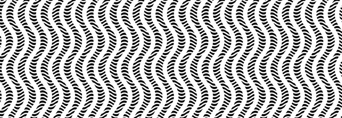 Abstract, curve Lines, wavy  pattern, Square, Illustration, vector, alternating overlapping, symmetrical, orderly arrangement background, black and white, banner, website, template, dark.