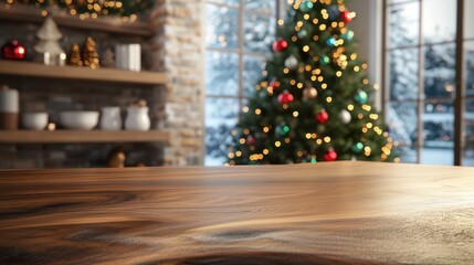 The Christmas Tree and Table