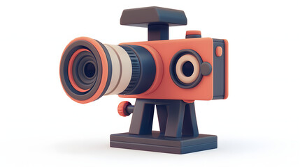 Video Camera icon cinema 3D