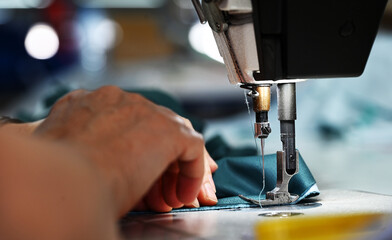 tailoring, sewing machine, textile industry clothing production